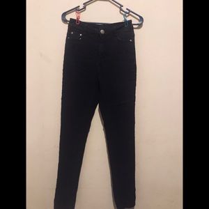 Black high waisted jeans